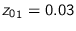 ${z_0}_{1}=0.03$
