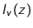 $I_v(z)$