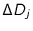 $\Delta D_j$