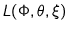 $\text {\textit {L}}(\Phi ,\theta ,\xi )$
